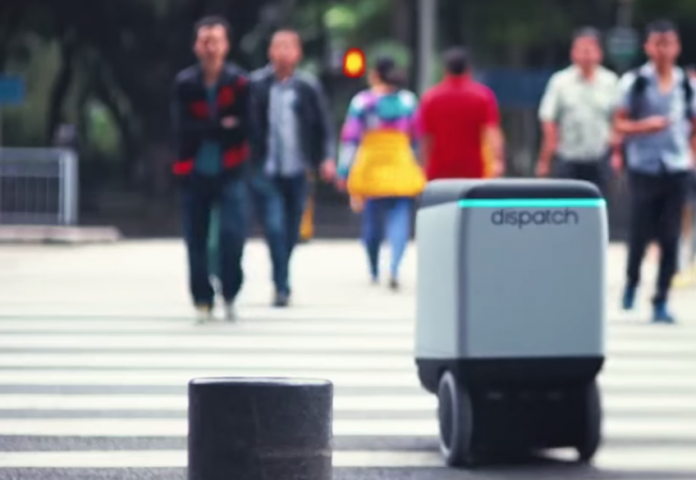 Dispatch delivery robot