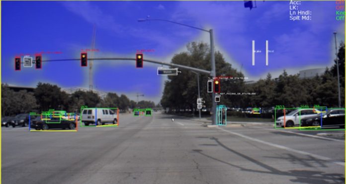 DRIVE AV test ride screenshot - source Nvidia