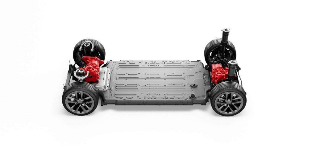 Tesla Model S battery - Courtesy of Tesla