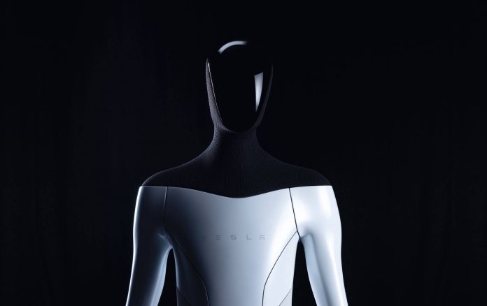 Teslabot humanoid robot - Courtesy Tesla