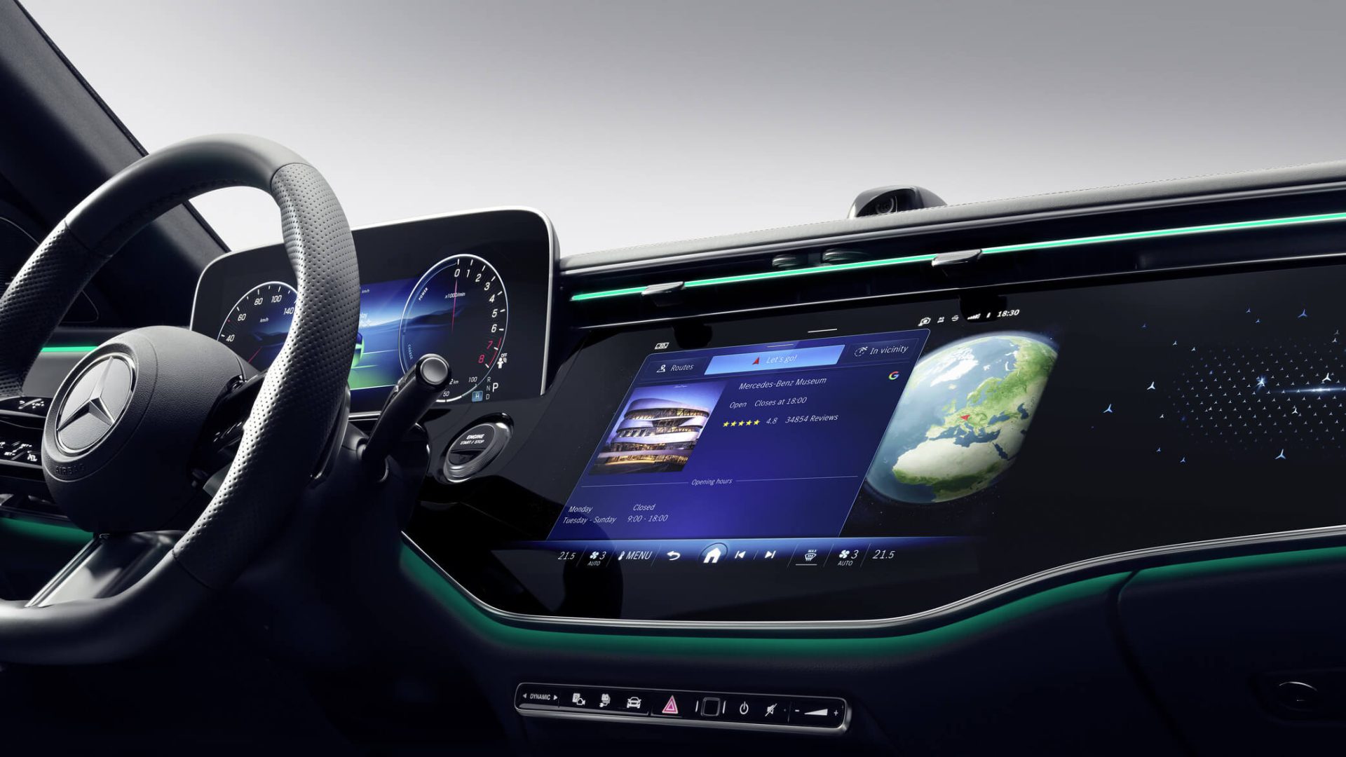 Mercedes-Benz and Google Join Forces to Create Next-Generation Navigation Experience - Map Cockpit