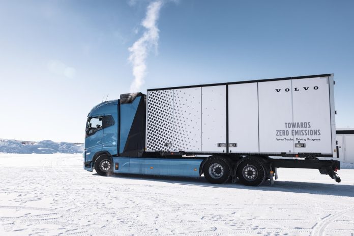 Volvo Testing fuel cell trucks