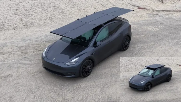 DartSolar launched a solar roof rack for EVs