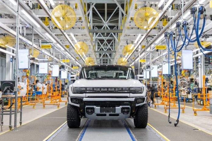 Production of the GMC HUMMER EV pickups