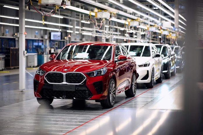 BMW Group Plant Regensburg - Production of the fully electric BMW iX2