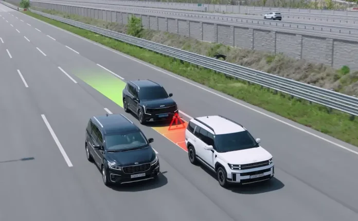 Hyundai Mobis Safety Technology to Prevent Rear-end Collisions