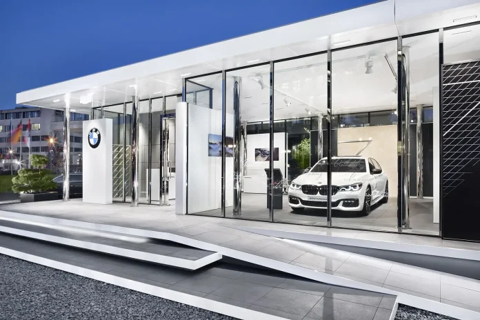 bmw-luxury showroom