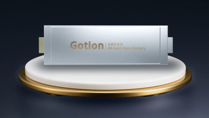 Gotion all solid state battery - Photo credit Gotion High-tech